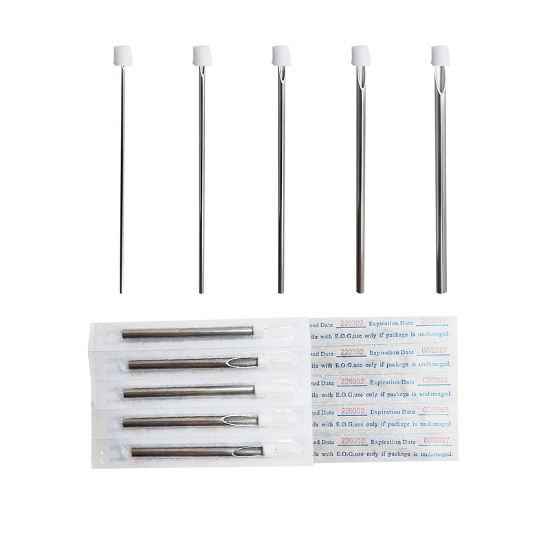 Body Piercing Needles - NeedleWalk  Hollow Needles  Piercing Needle Kit for Ear Nose Piercing And Lip Tongue Piercing Tattoo Supply