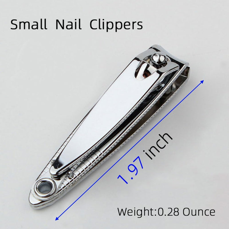 Needlewalk Nail Clippers Set, Ultra Sharp Stainless Steel Fingernail and Toenail Clipper Cutters,Travel Nail Kit for Men Women