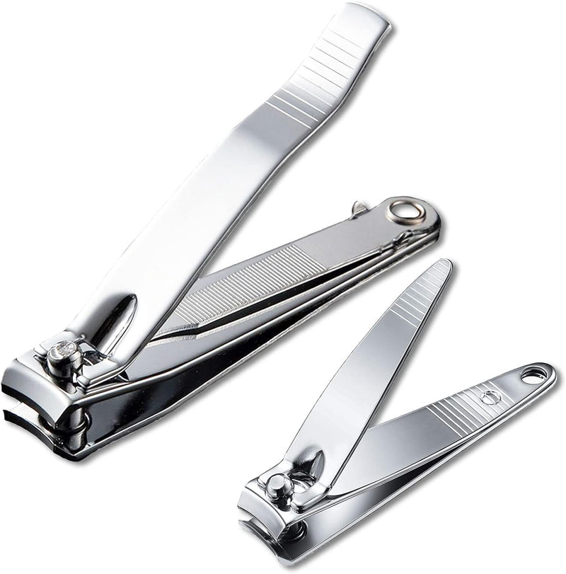 Needlewalk Nail Clippers Set, Ultra Sharp Stainless Steel Fingernail and Toenail Clipper Cutters,Travel Nail Kit for Men Women