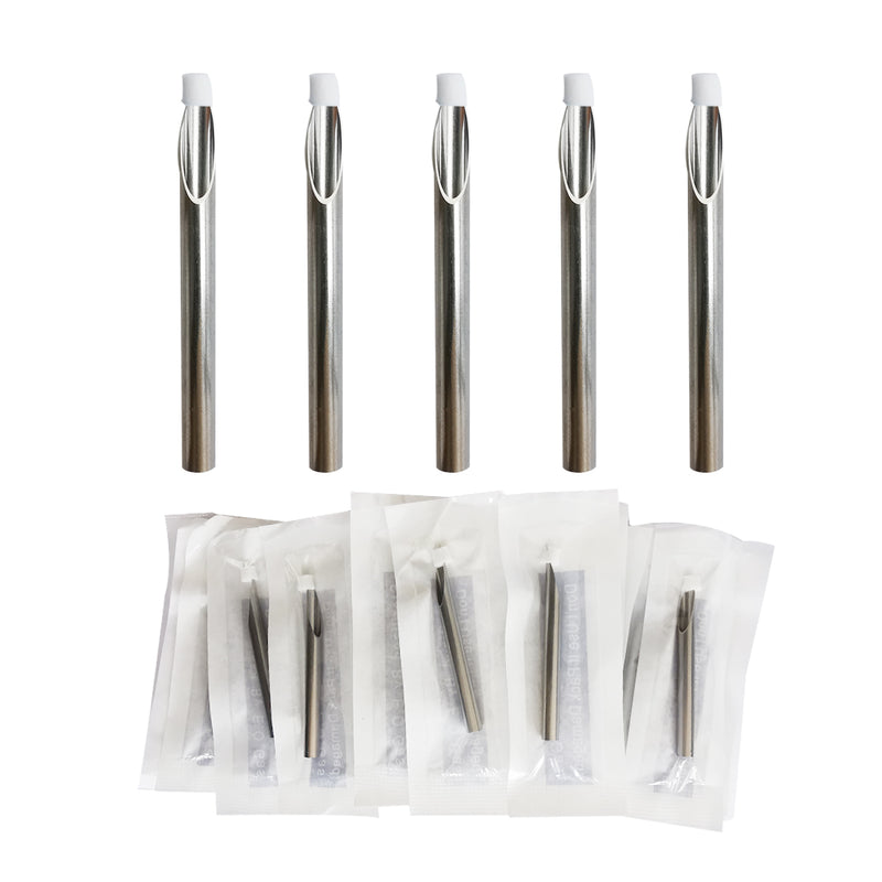 Body Piercing Needles - NeedleWalk  Hollow Needles  Piercing Needle Kit for Ear Nose Piercing And Lip Tongue Piercing Tattoo Supply