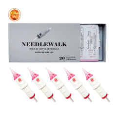 Needlewalk Camelia Series Professional Permanent Makeup Cartridge for Eyebrow Eyeliner Lip Contour 20pcs