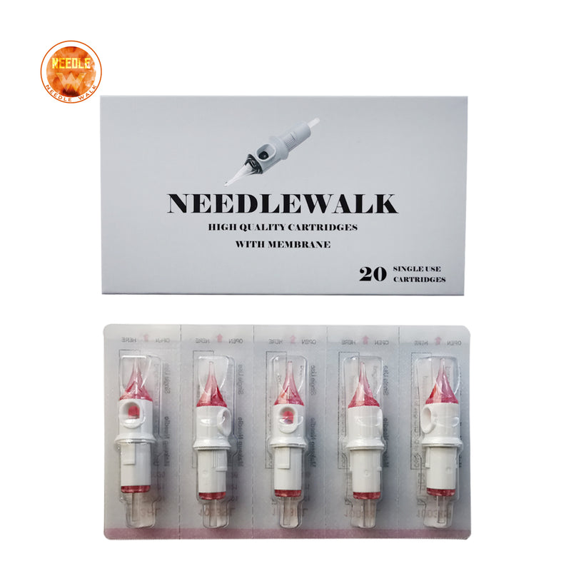 Needlewalk Camelia Series Professional Permanent Makeup Cartridge for Eyebrow Eyeliner Lip Contour 20pcs